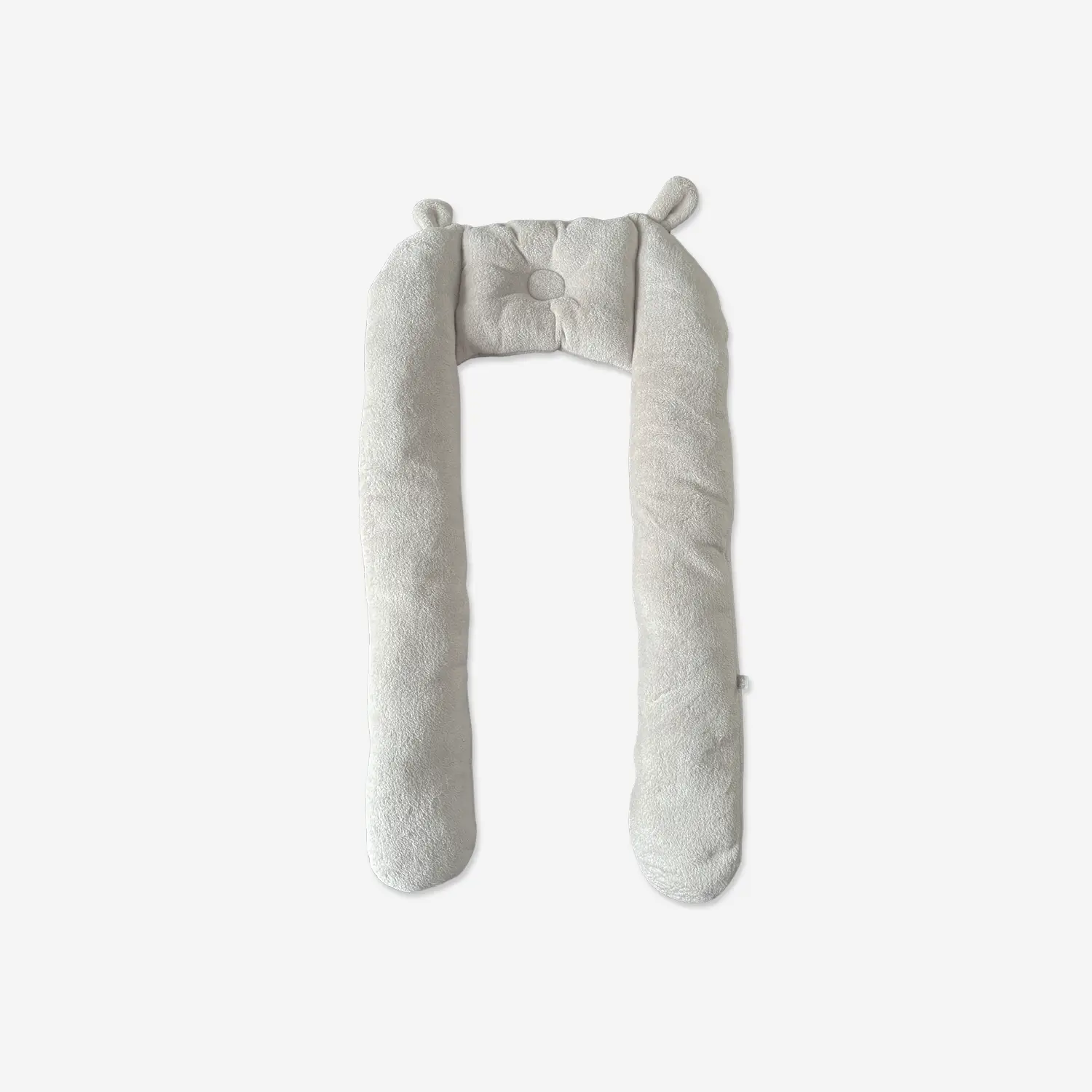 Szürke Plüss - Babafészek - Ölelőpárna - fluffyhugs_hu